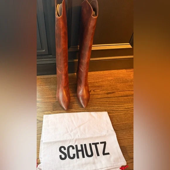 SCHUTZ Maryana Lo Brown Boot - Picture 4 of 9